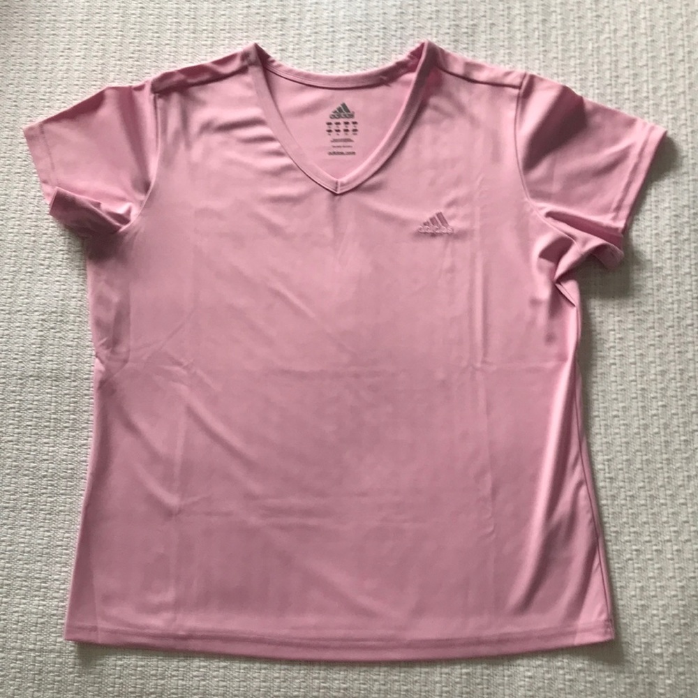 Adidas v-neck athletic top
